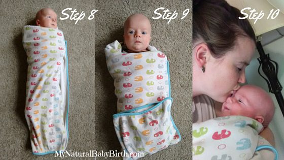 How To Swaddle A Newborn Final Steps
