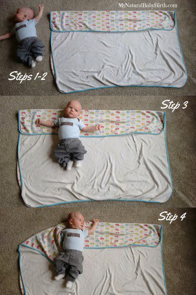 How To Swaddle a Newborn Steps